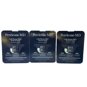 Perricone MD Cold Plasma Plus+ 1oz Neck & Chest SPF 25 (lot of 3) New Sealed